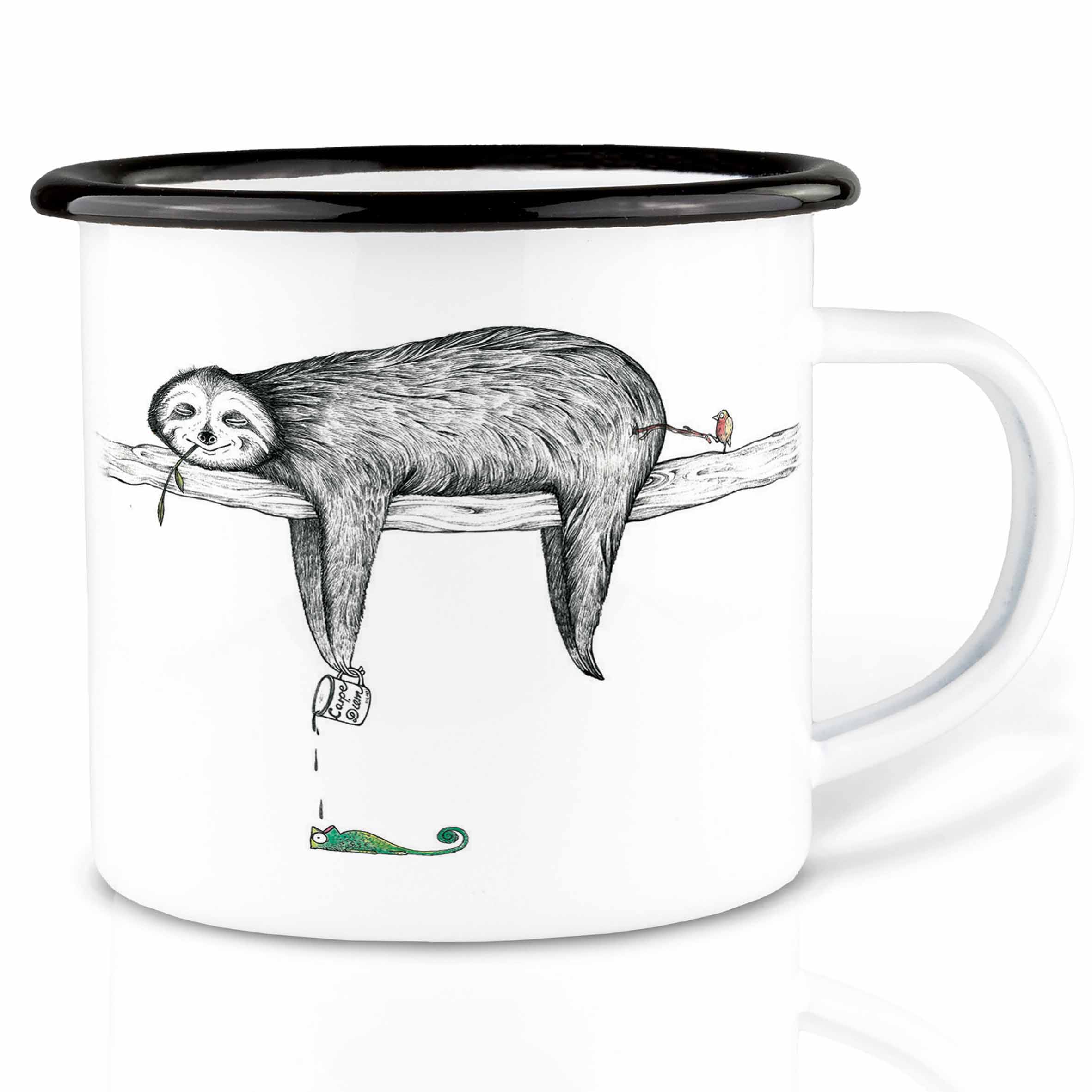 LIGARTI Emailletasse – Faultier