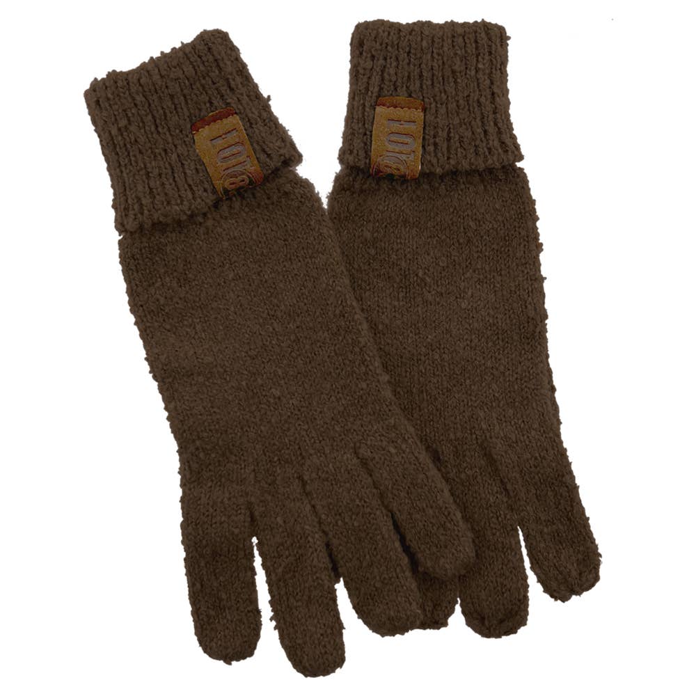 LOT83 Strickhandschuhe Roos Brown