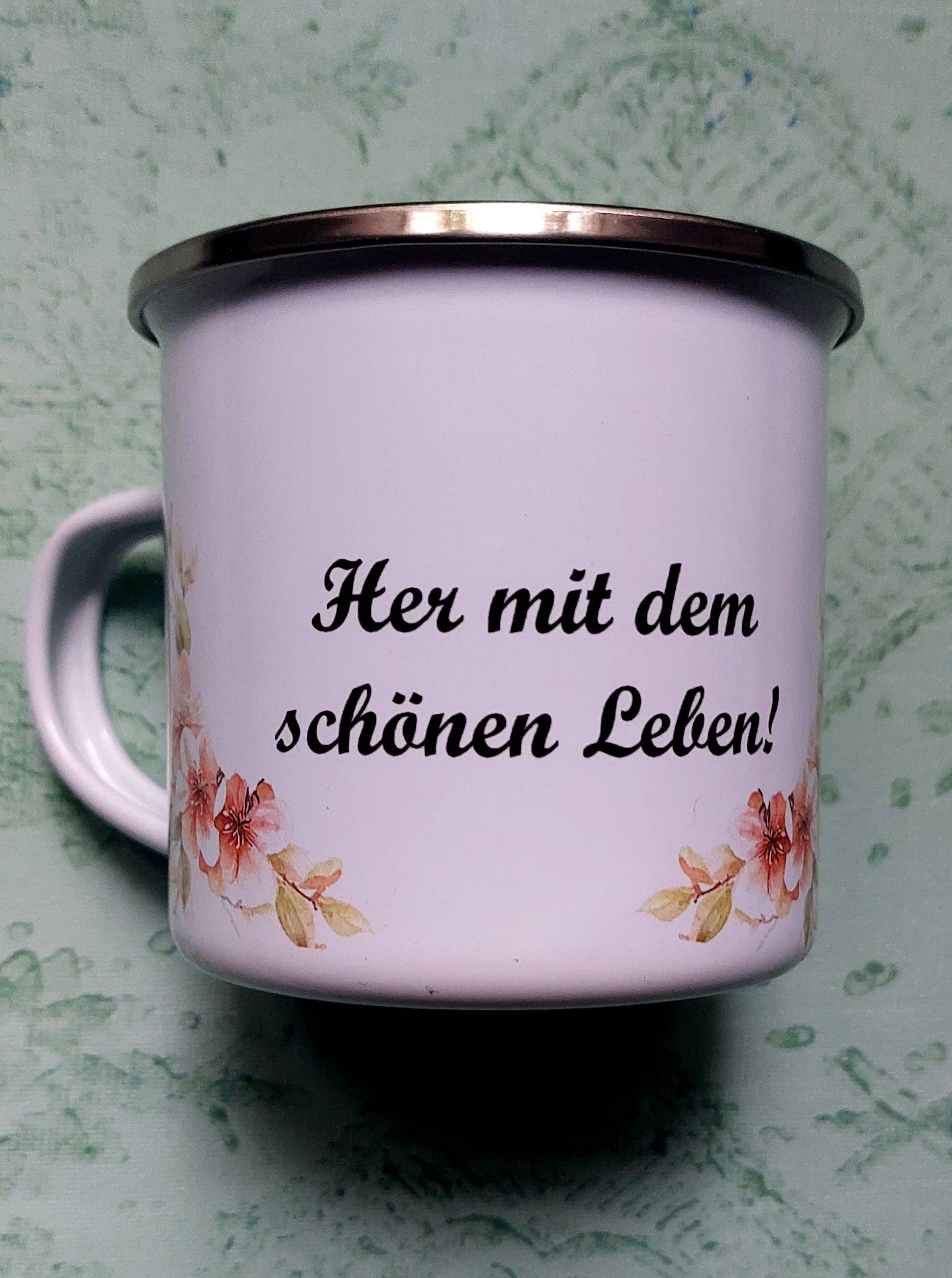 Meisie Berlin Emailletasse Vogel Funny