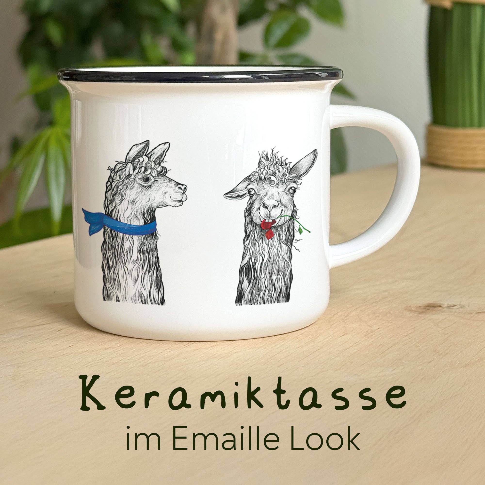LIGARTI Keramiktasse – Lama Club