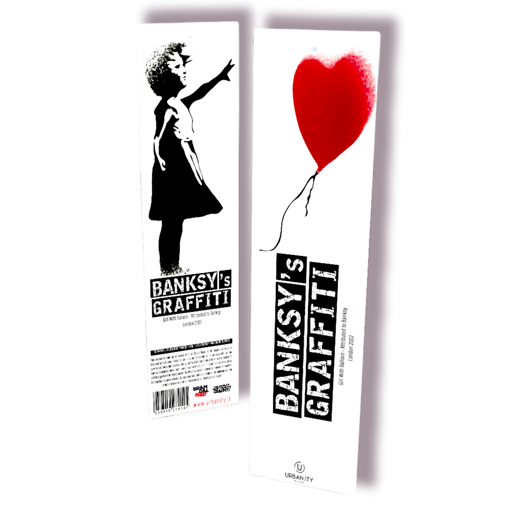 Banksy Lesezeichen „Soft-Touch“ - Mädchen mit Ballon