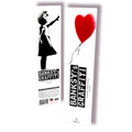 Banksy Lesezeichen „Soft-Touch“ - Mädchen mit Ballon