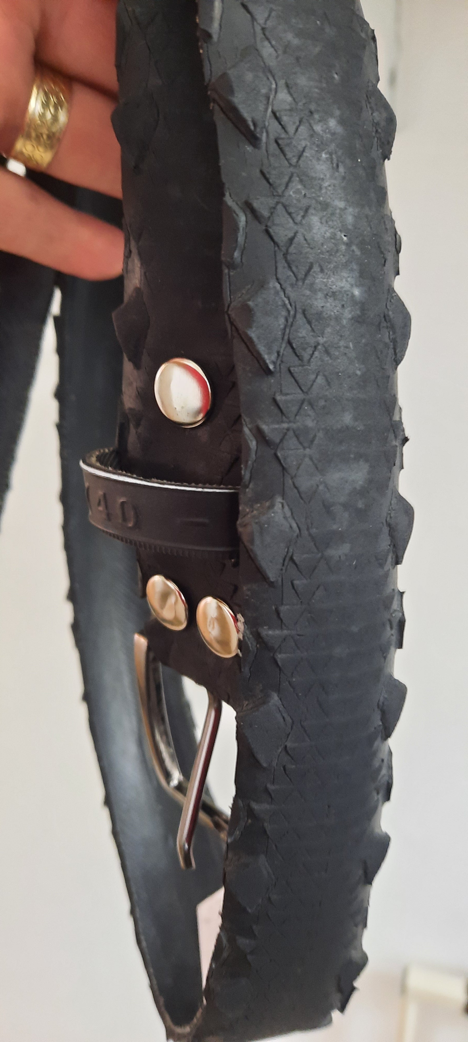 Gürtel aus Fahrradschlauch