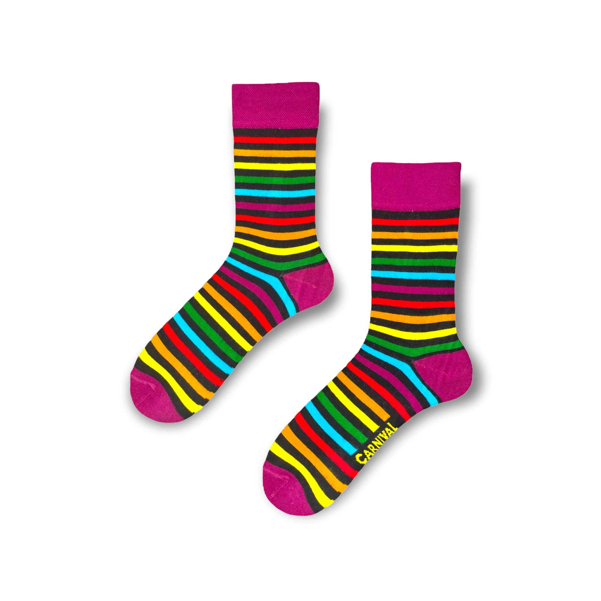 Novelty Socks für Damen und Herren  | Carnival Rainbow Love GR 36-40