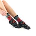 FIL DE JOUR Envolée Socken, Einheitsgröße 36/41 mit Einhornmotiv
