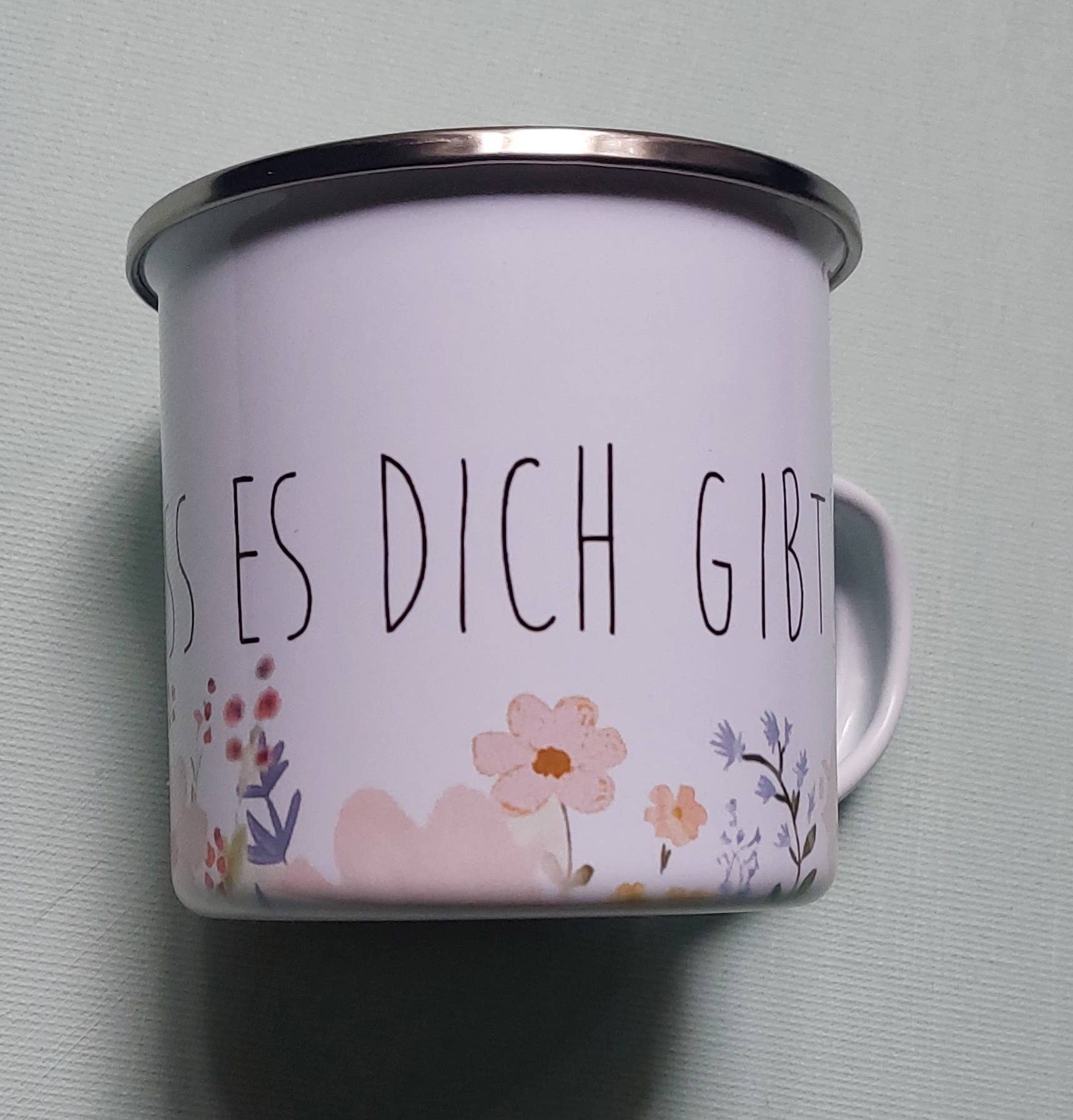 Meisie Berlin Emailletasse Schön, dass es Dich gibt!