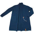 LOT83 Gestrickter Cardigan Noor in Petrol