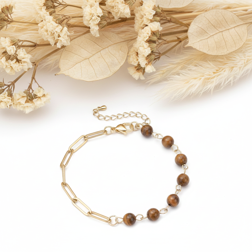 Tigerauge-Steinarmband