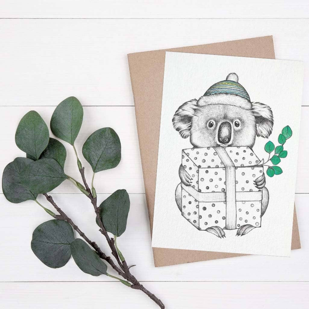 Postkarte [Bambuspapier] - Koalalala