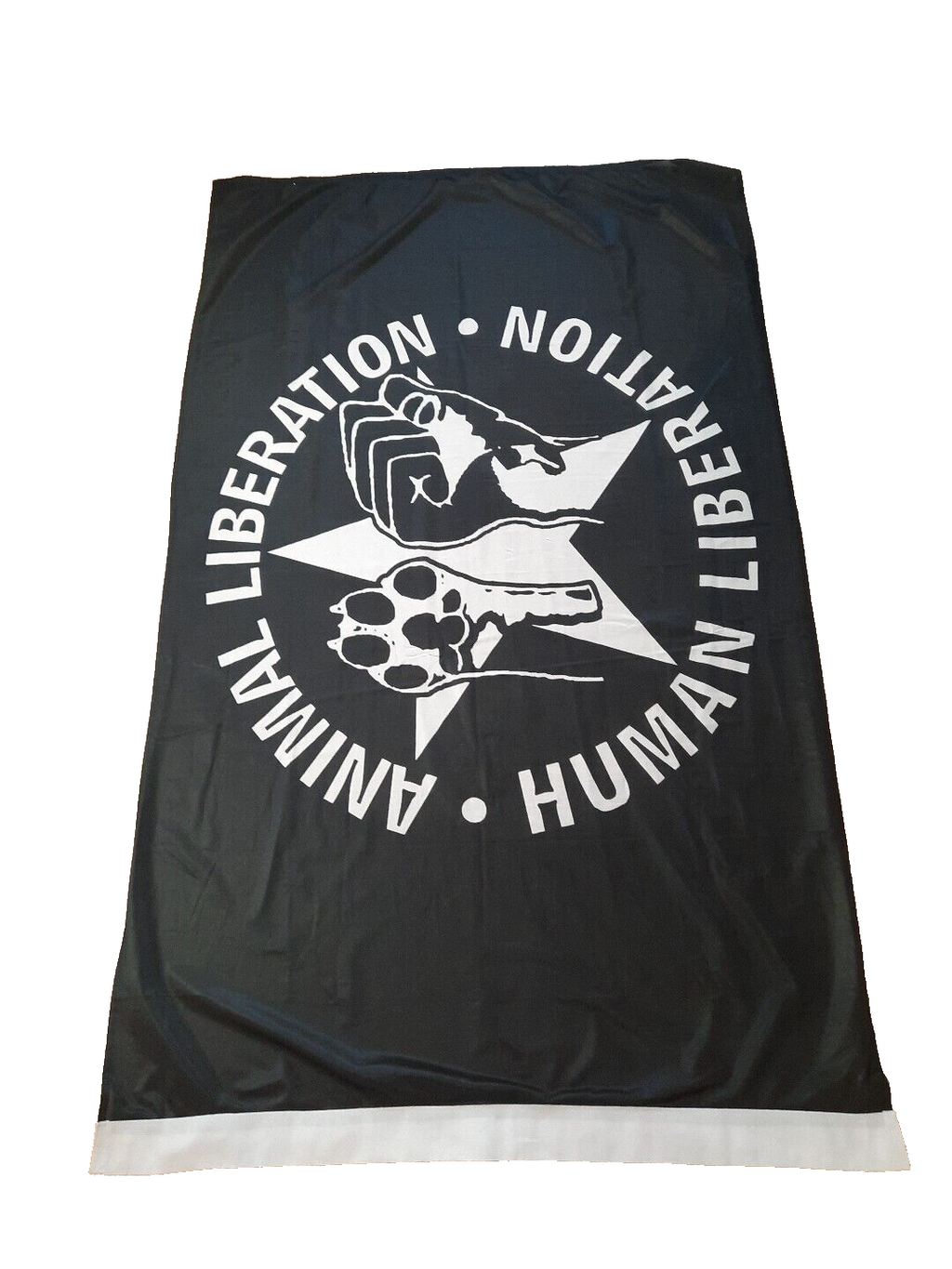WESERFLAGGEN Fahne Animal Liberation Human Liberation2