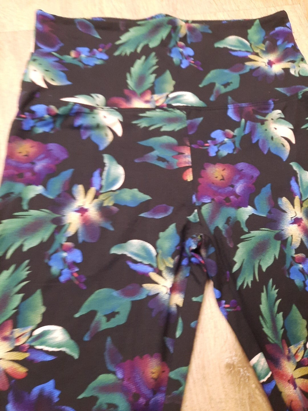 Leggings damen Blumen muster im YogaStil, bedruckt4