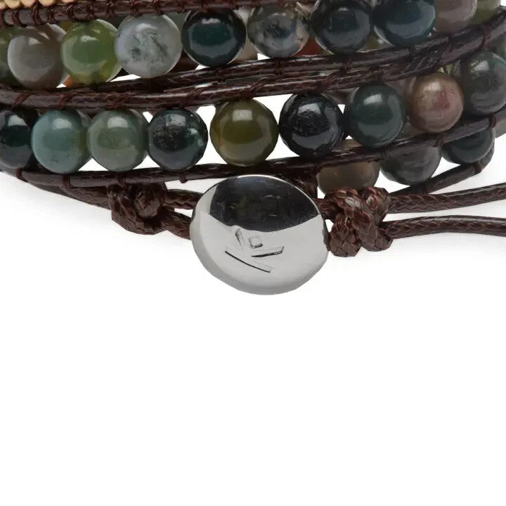 KARMA YOGA Wickelarmband „Lichtenergie“ aus indischem Achat3