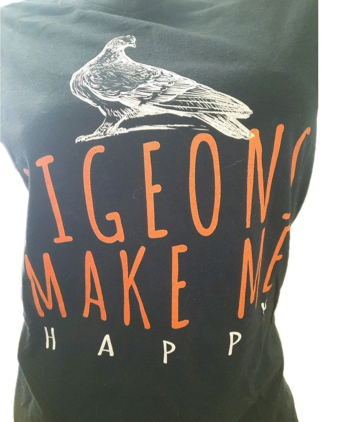 Damen tshirt PIGEONS MAKE ME HAPPY2