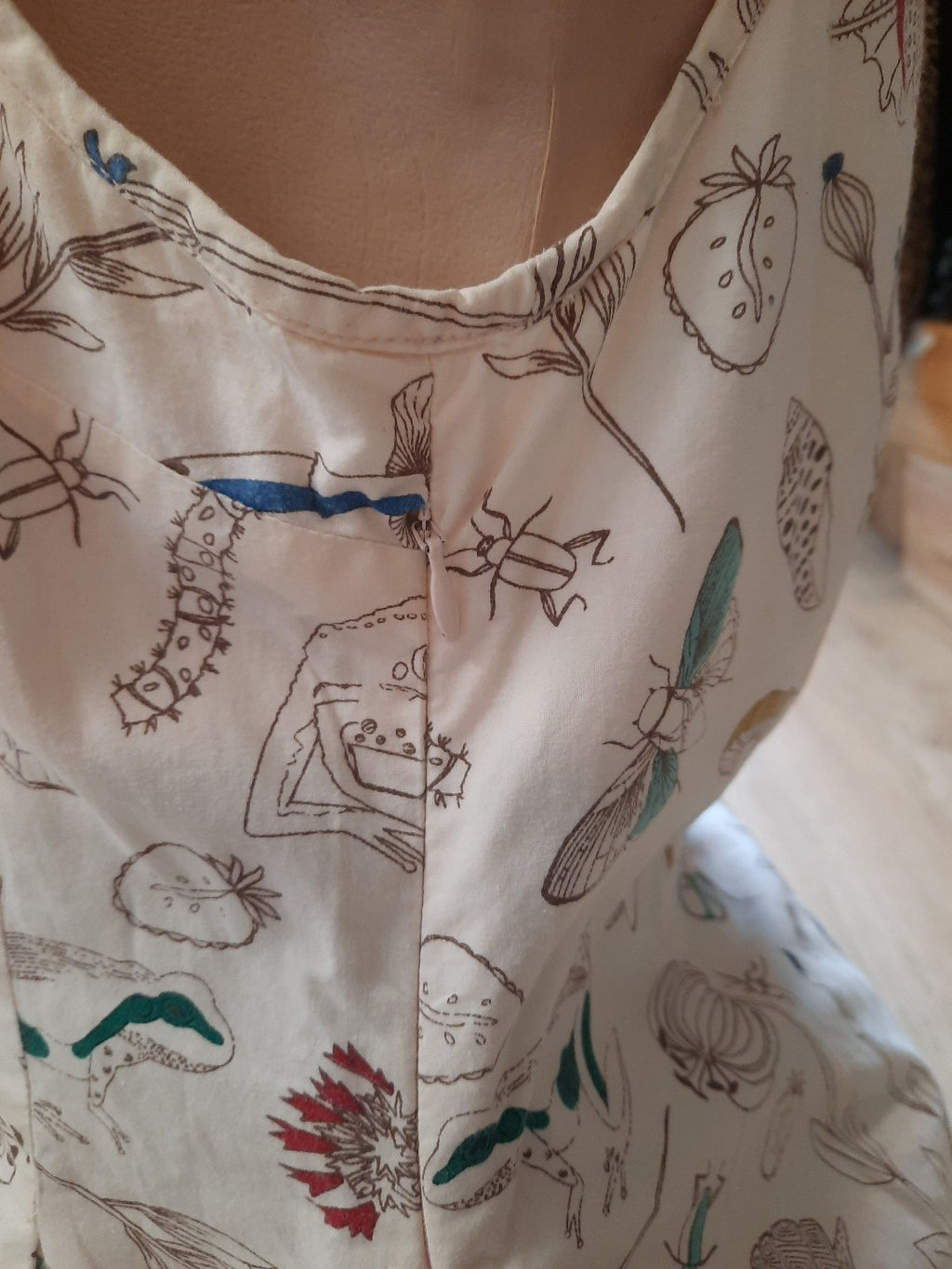 Yumi Kleid Froschbienenschildkröte Pilze Ausgefallen 5