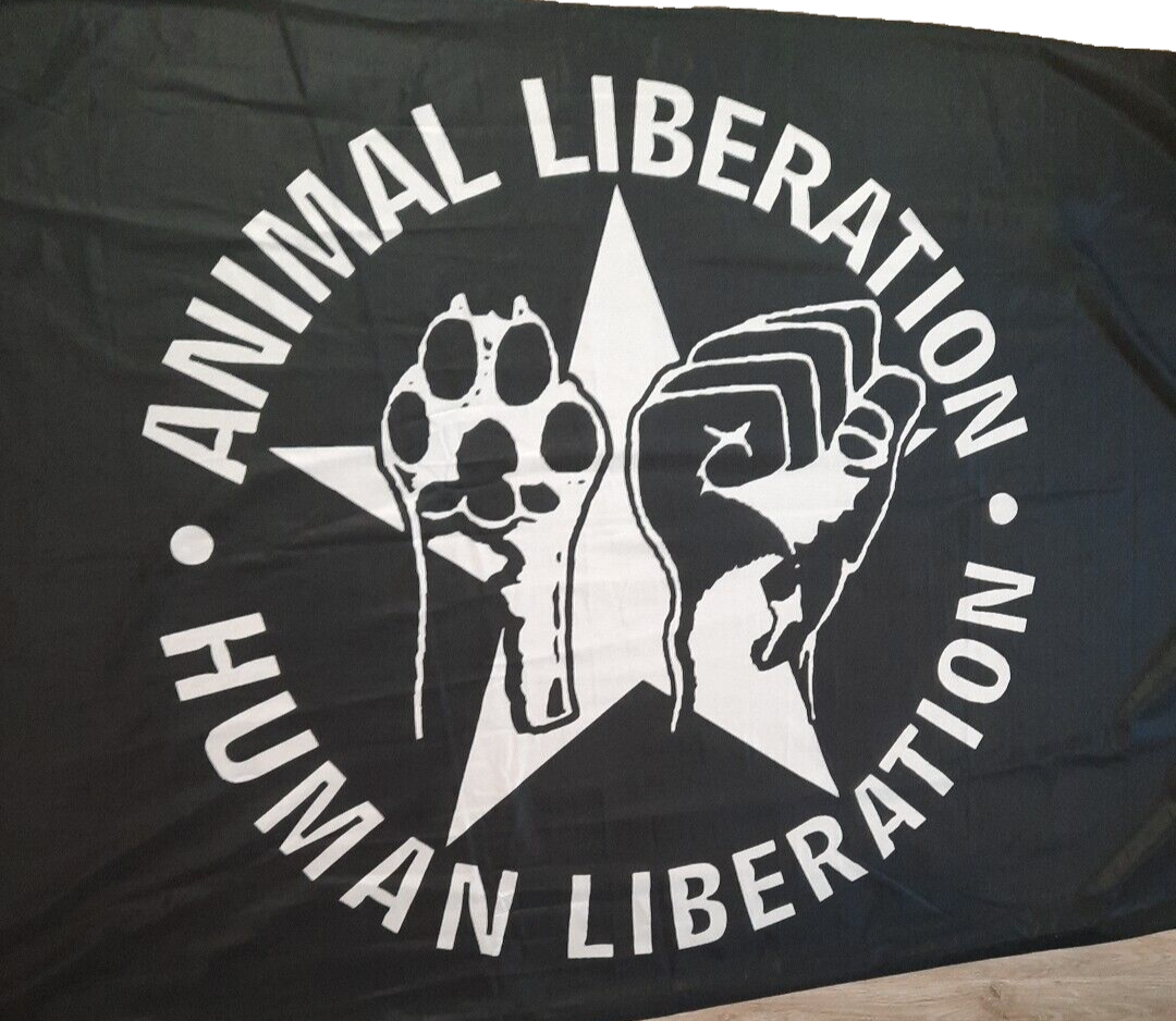 WESERFLAGGEN Fahne Animal Liberation Human Liberation5