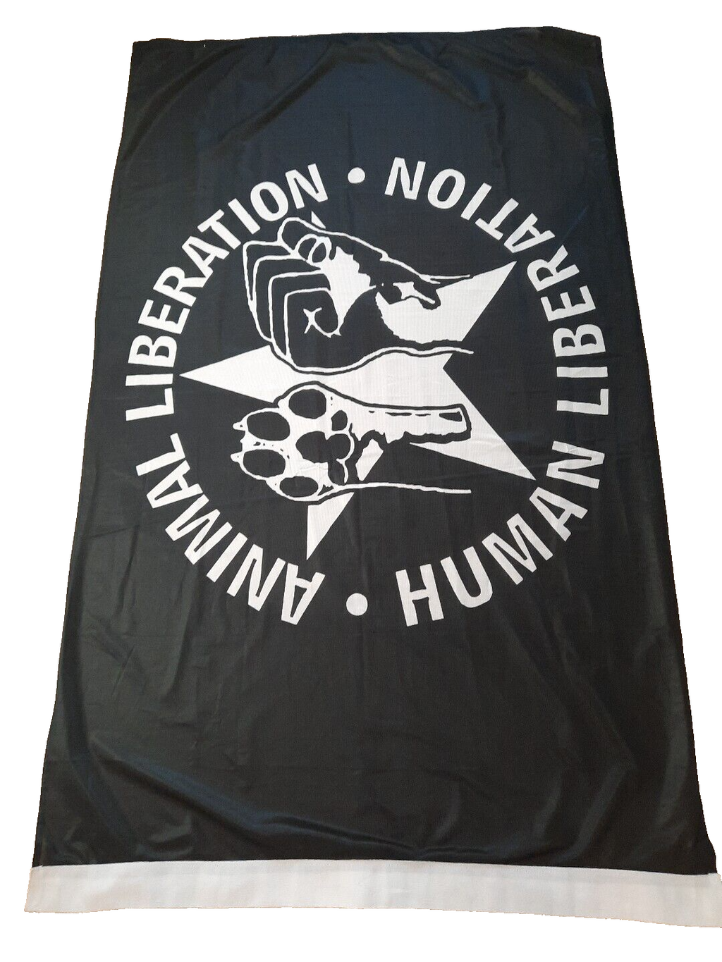 WESERFLAGGEN Fahne Animal Liberation Human Liberation4