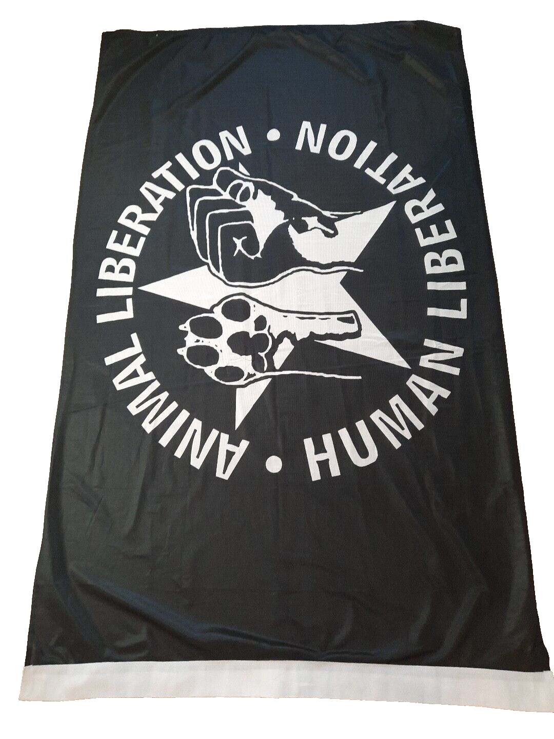 WESERFLAGGEN Fahne Animal Liberation Human Liberation4