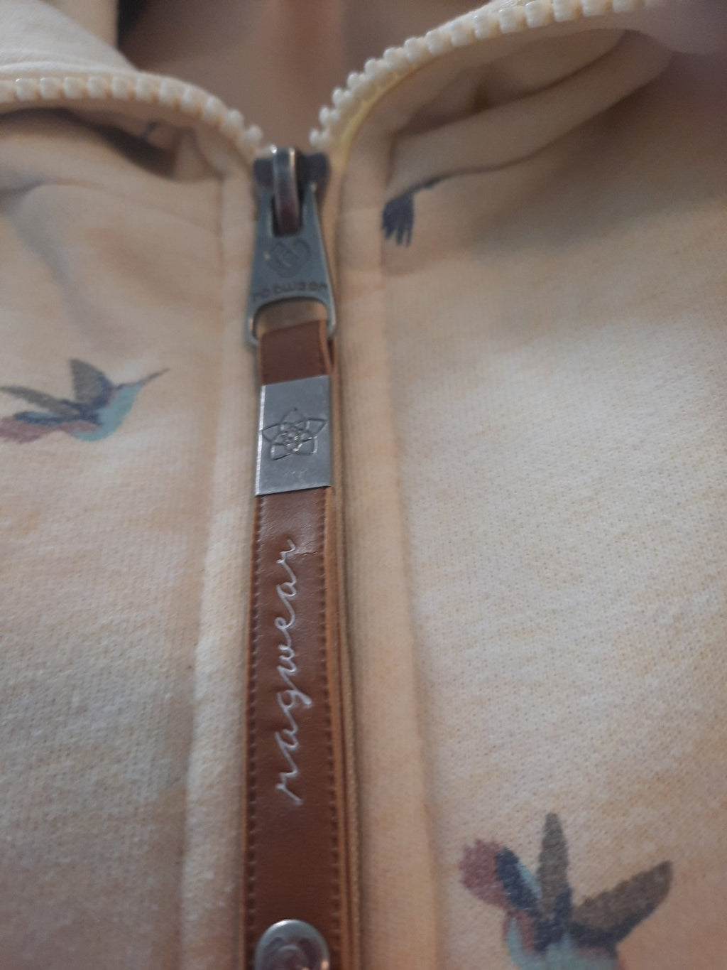 Ragwear Sweatjacke mit  Taschen Kolibri Vegan Gelbstichig7