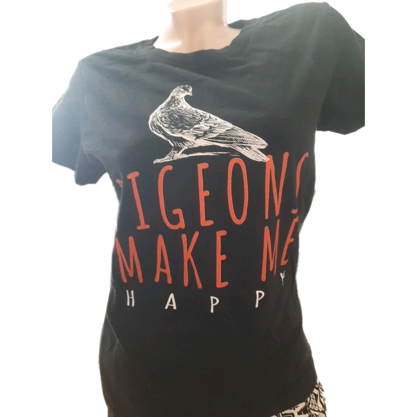 Damen tshirt PIGEONS MAKE ME HAPPY0