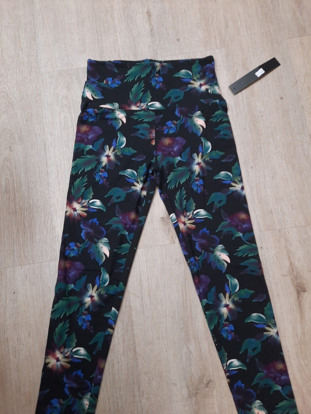 Leggings damen Blumen muster im YogaStil, bedruckt2