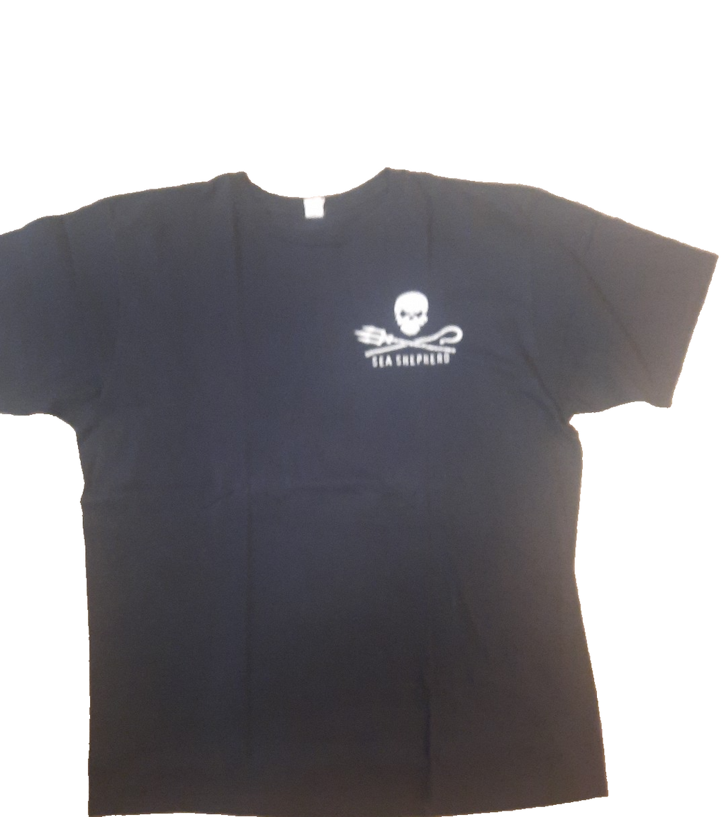 Sea Shepherd T shirt Herren DEFENDING OCEAN WILDLIFE WORLDOWIDE2
