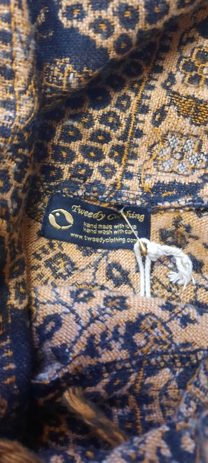 Poncho von Tweedy Clothing Recycling Plastikflaschen Handmade Vegan12