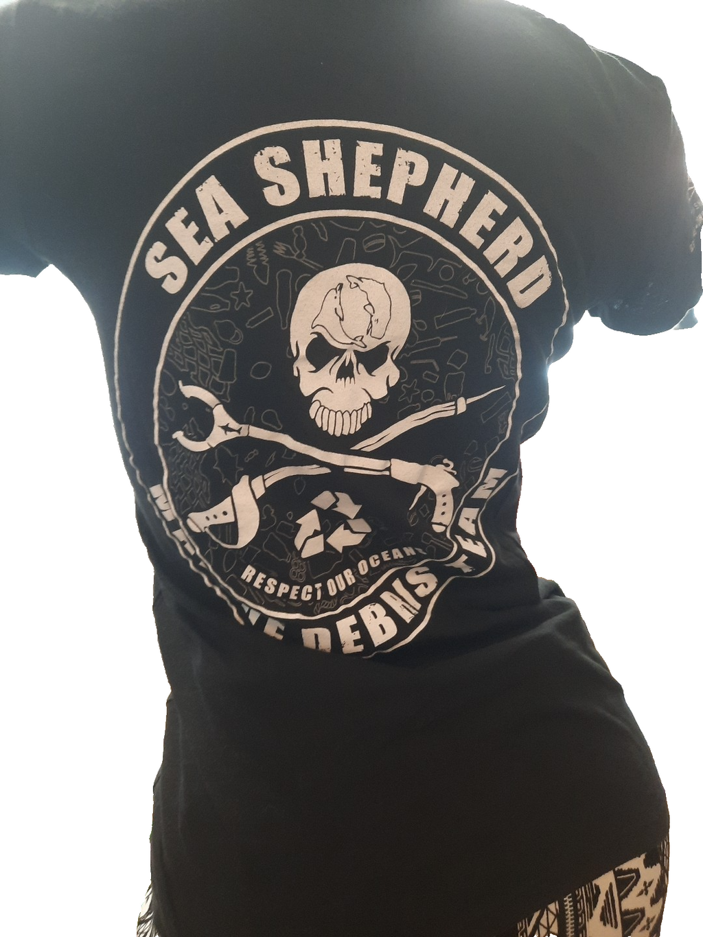 Sea Shepherd Damen t shirt MARINE DEBRIS TEAM6