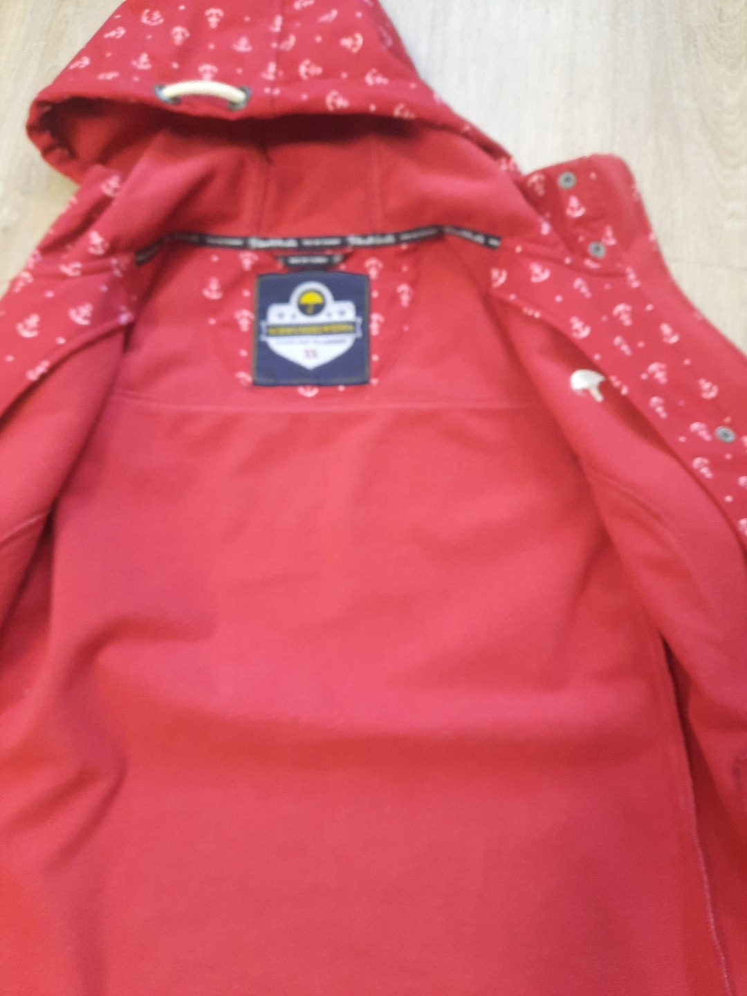 Schmuddelwedda softshell gr xs Anker Regenparka9