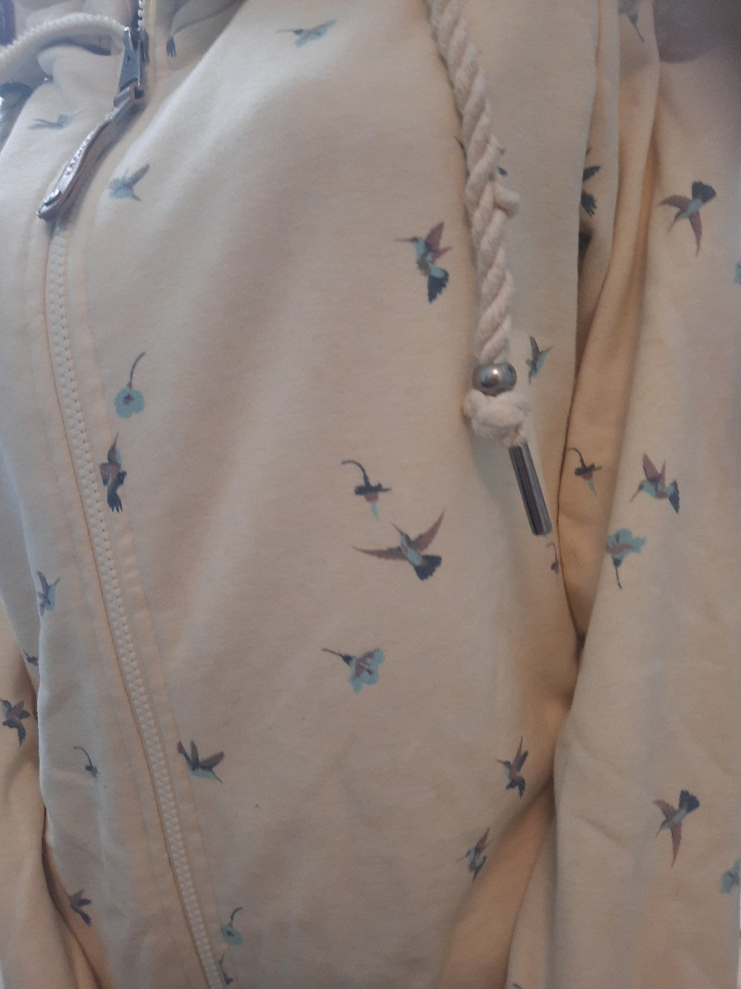 Ragwear Sweatjacke mit  Taschen Kolibri Vegan Gelbstichig3