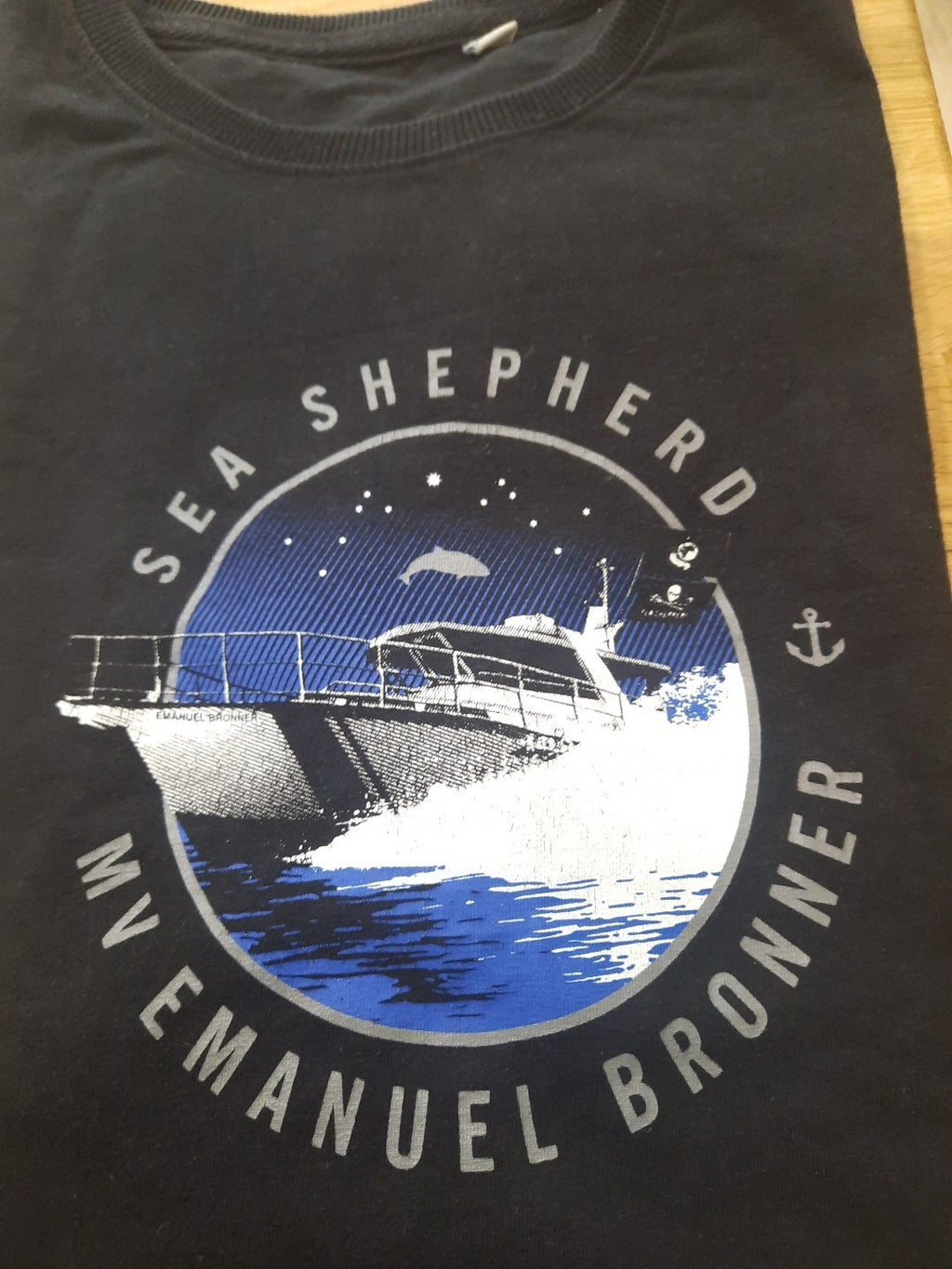 Sea shepherd T Shirt MV EMANUEL BRONNER10