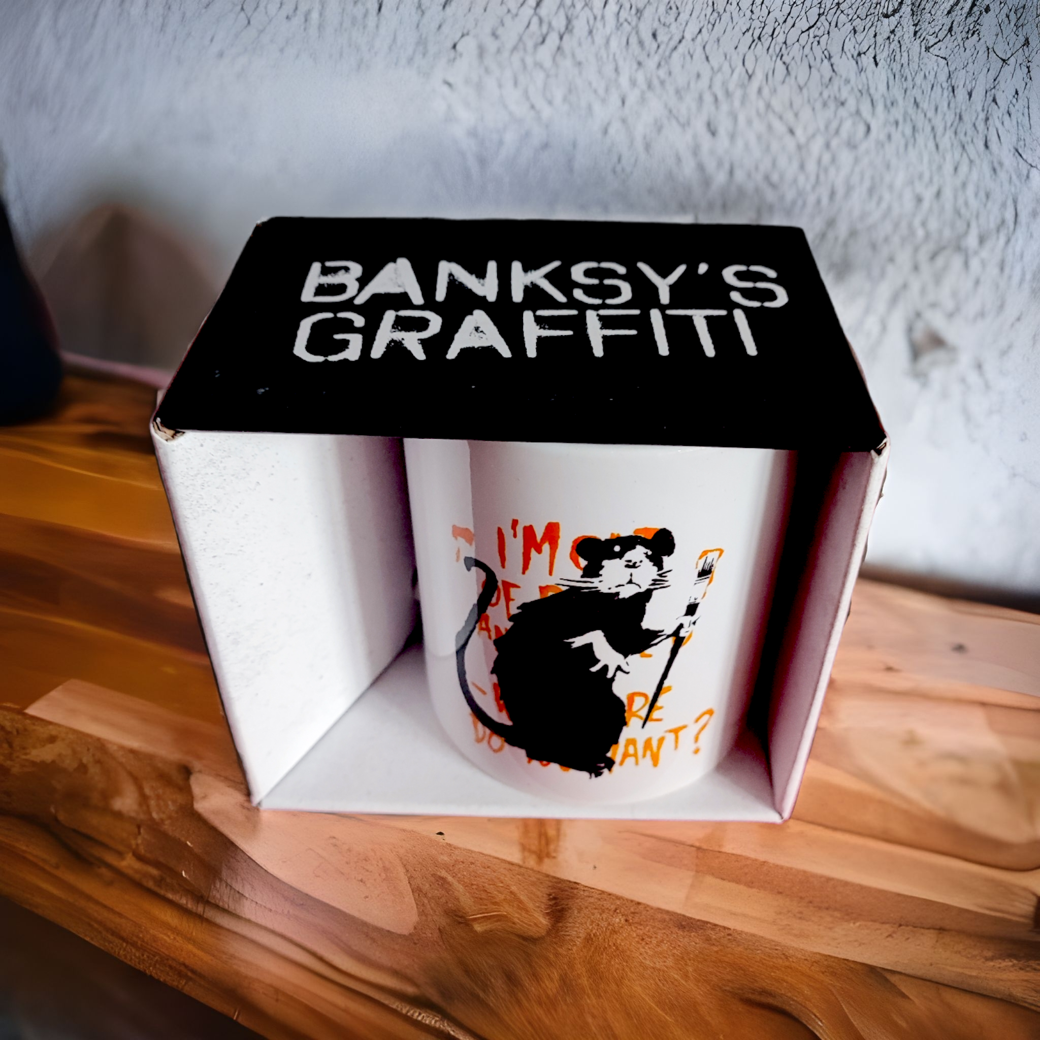 Banksy Keramiktasse 325 ml - I'm Out of Bed