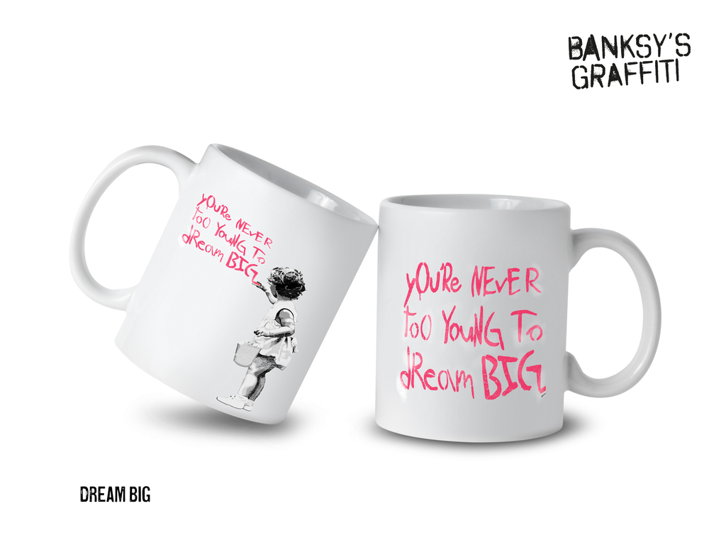 Banksy Keramiktasse 325 ml - Dream Big