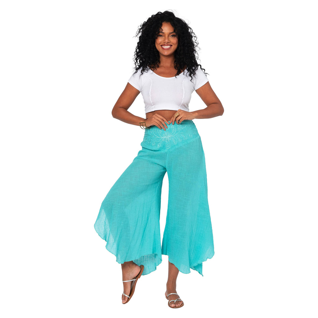 La Mano Boho Asymmetrische Sommerhose