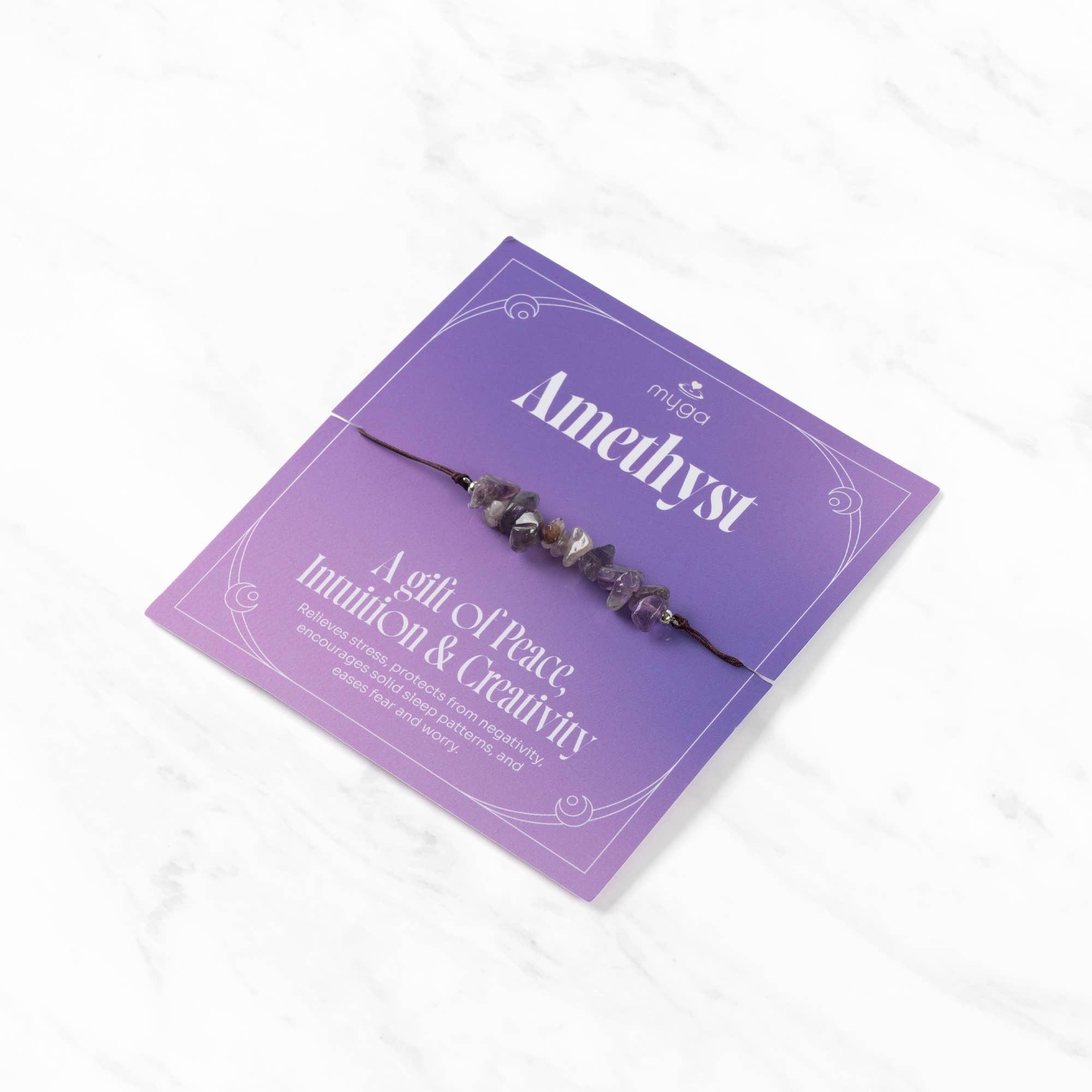 Myga Kristall-Wellness-Armbänder – Einzelstücke