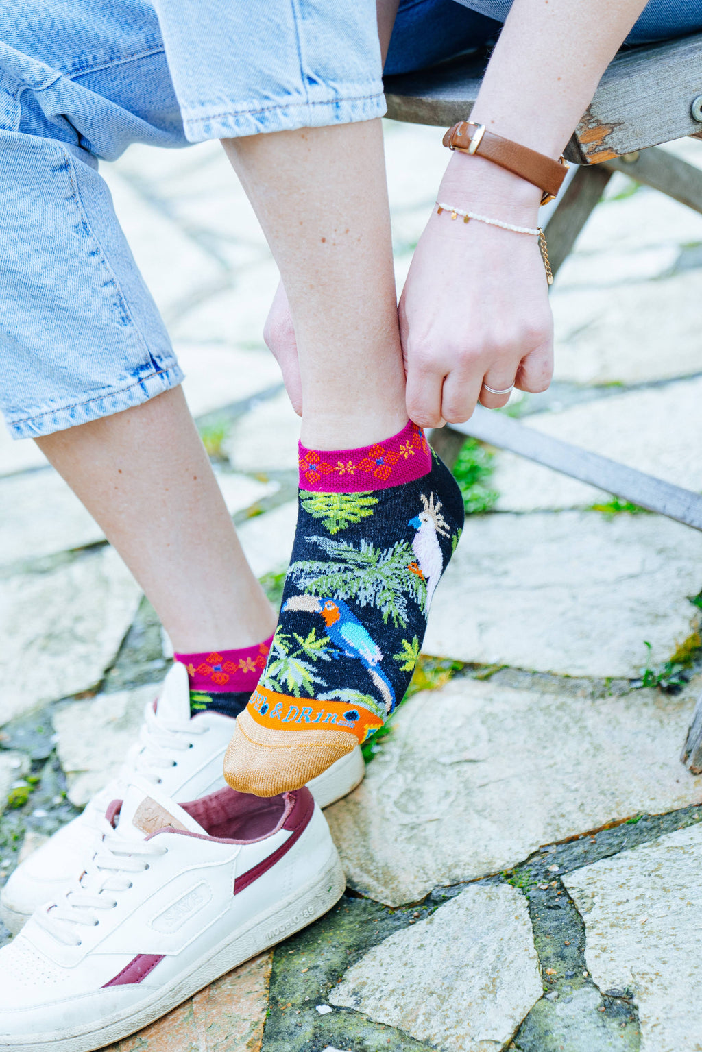 Dub & Drino Ultrakurzsocken TarotCACATUA ultrakurze Damensocken