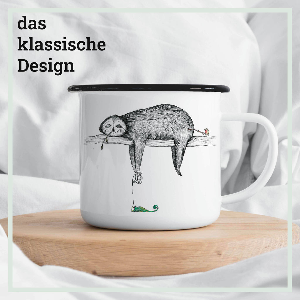LIGARTI Emailletasse – Faultier