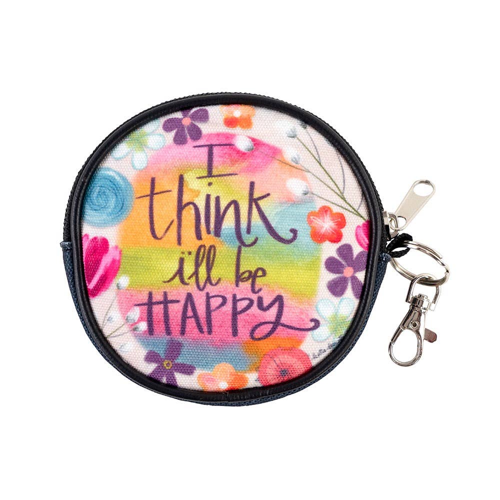 I'll Be Happy Runde Geldbörse