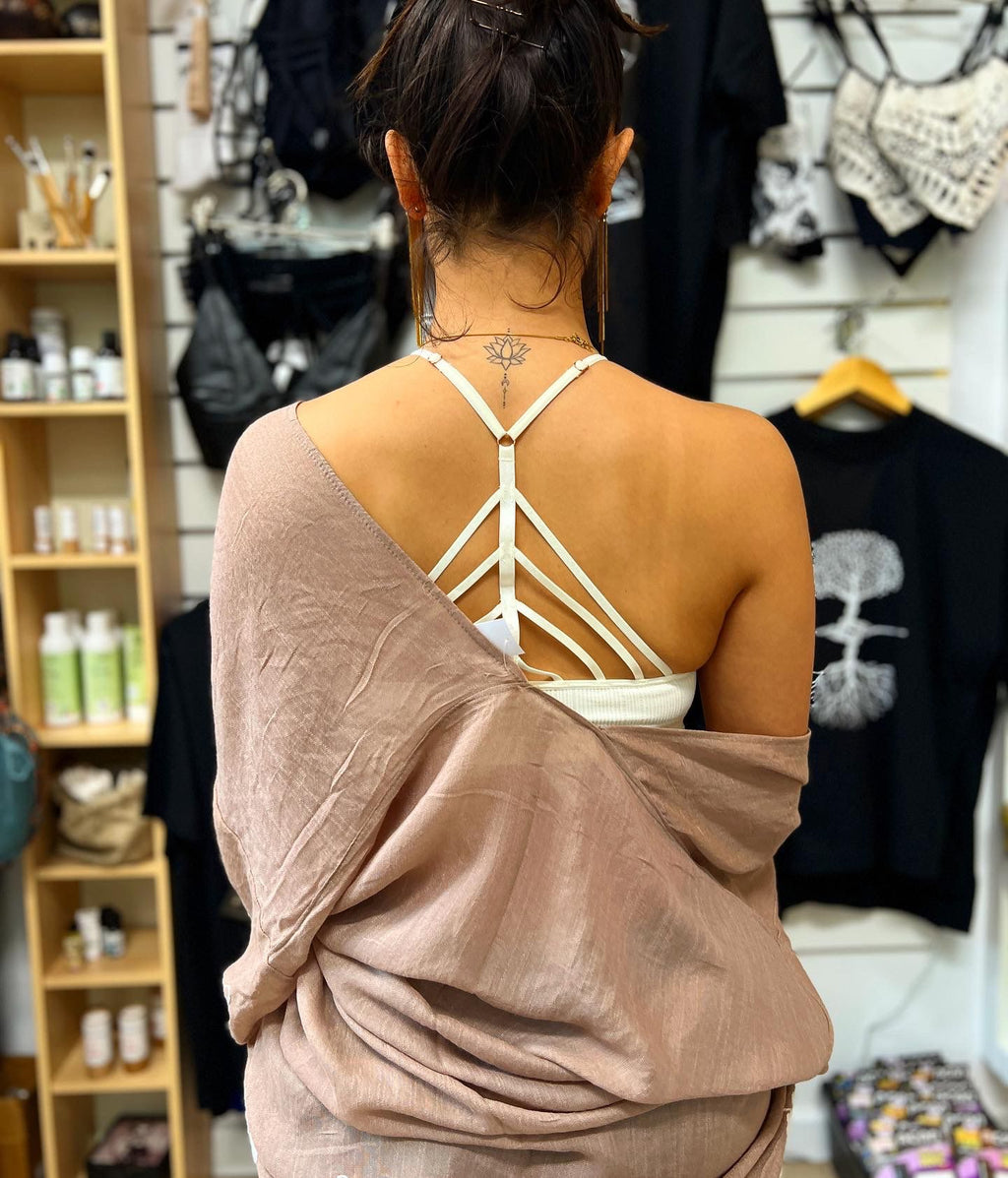 LETO ACCESSOIRES leichter Kimono