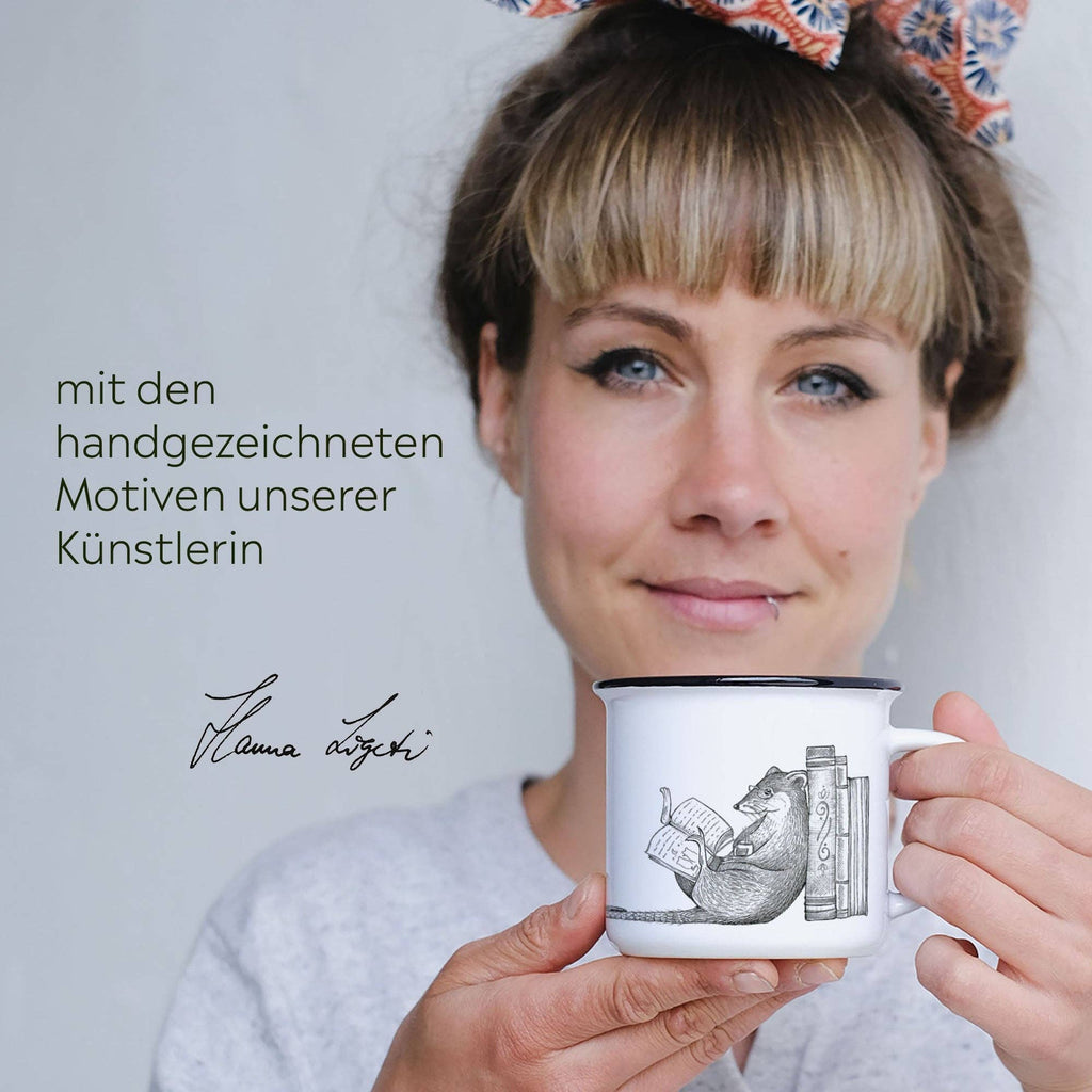 LIGARTI Keramiktasse – Leseratte
