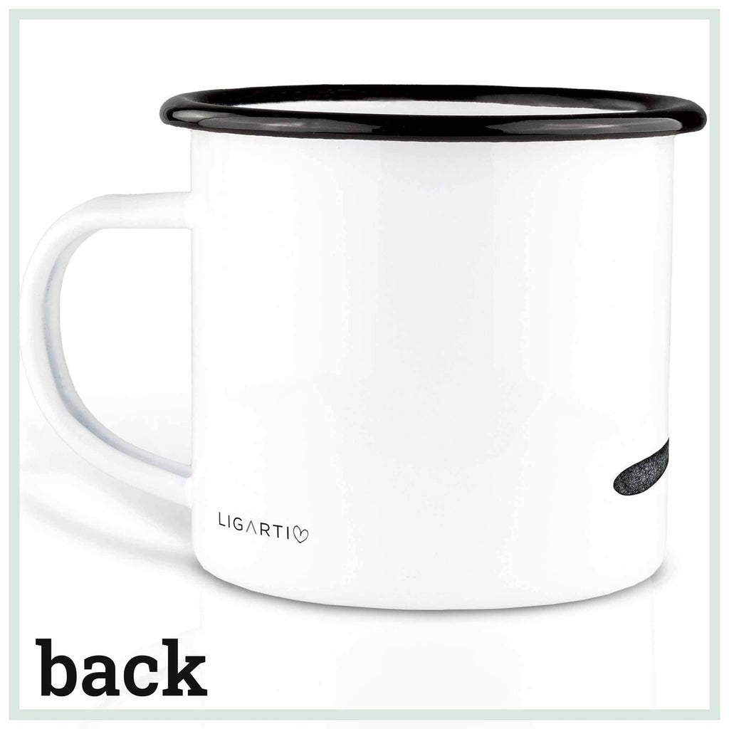 LIGARTI Emailletasse – Kaninchen & Biber