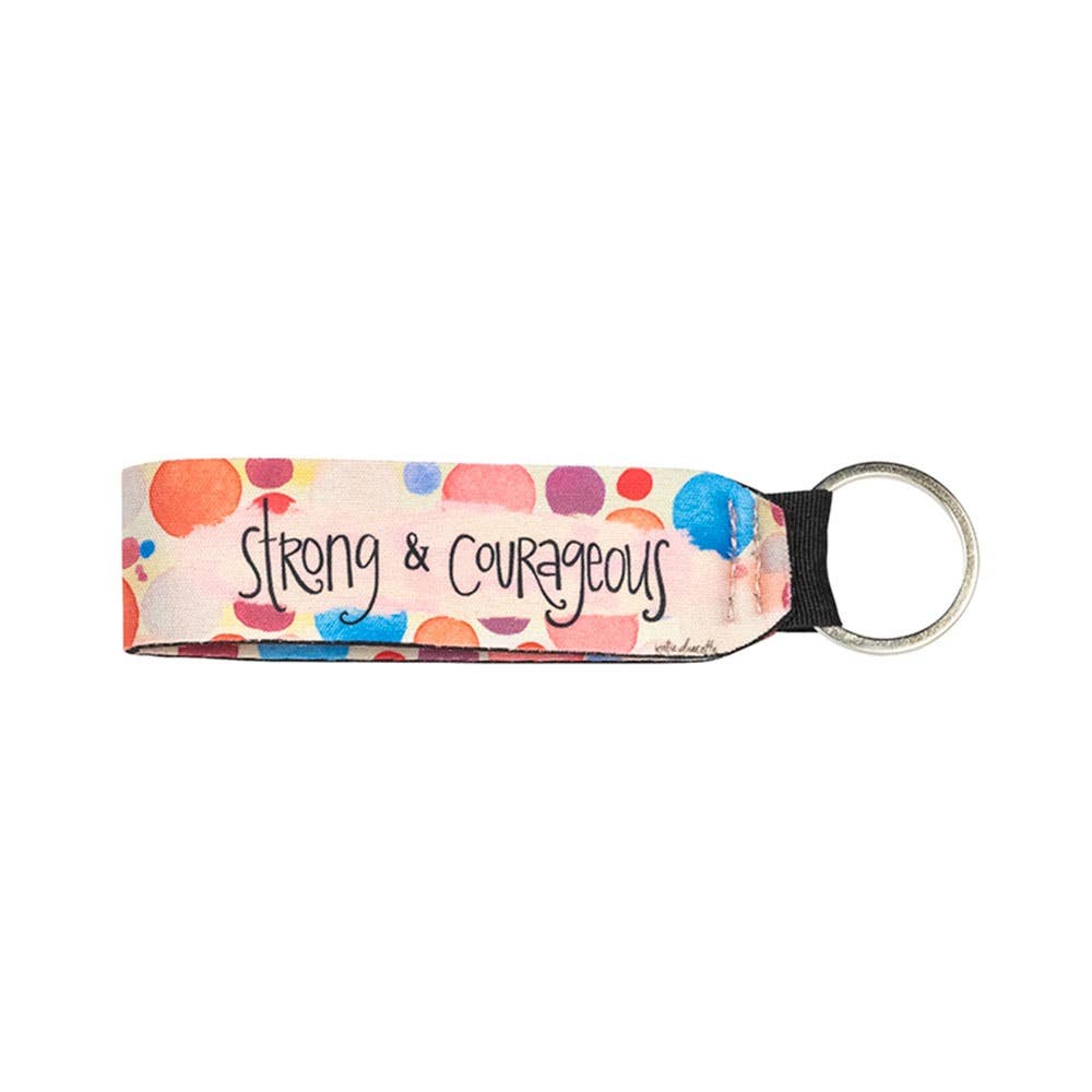 Starker und mutiger Wristlet-Schlüsselbund