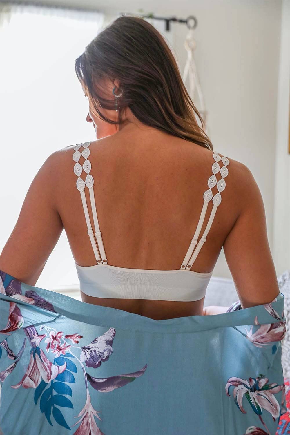 Bralette mit Boho Eye und Spitzenapplikation 🌸gr xs/s