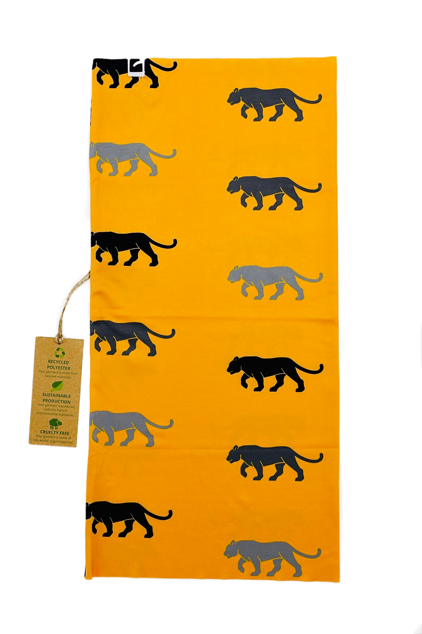 Bandana mit Orange-Tiger-Muster - Multifunktionales Schlauchtuch