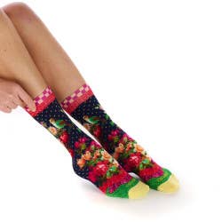Dub & Drino Bedruckte Nachtschatten‑Socken