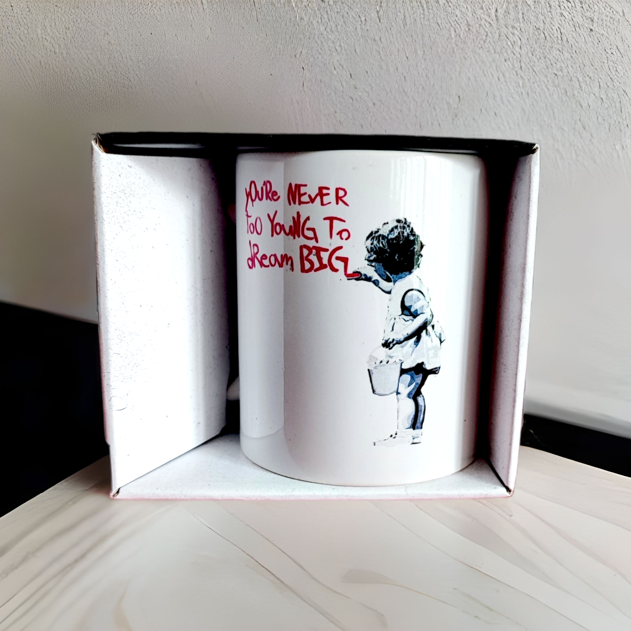 Banksy Keramiktasse 325 ml - Dream Big