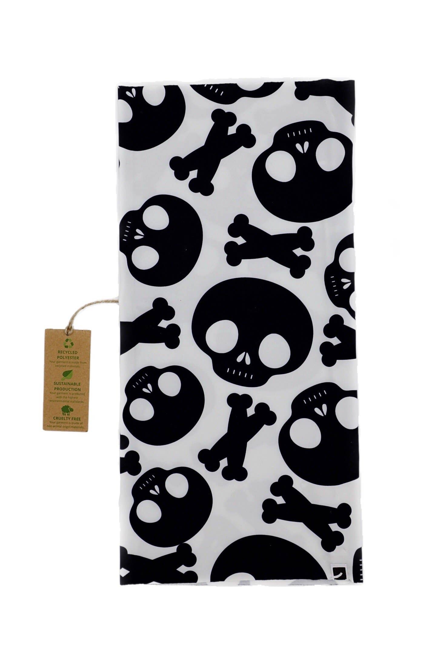 Multifunktionales Schlauchtuch mit Totenkopfmuster