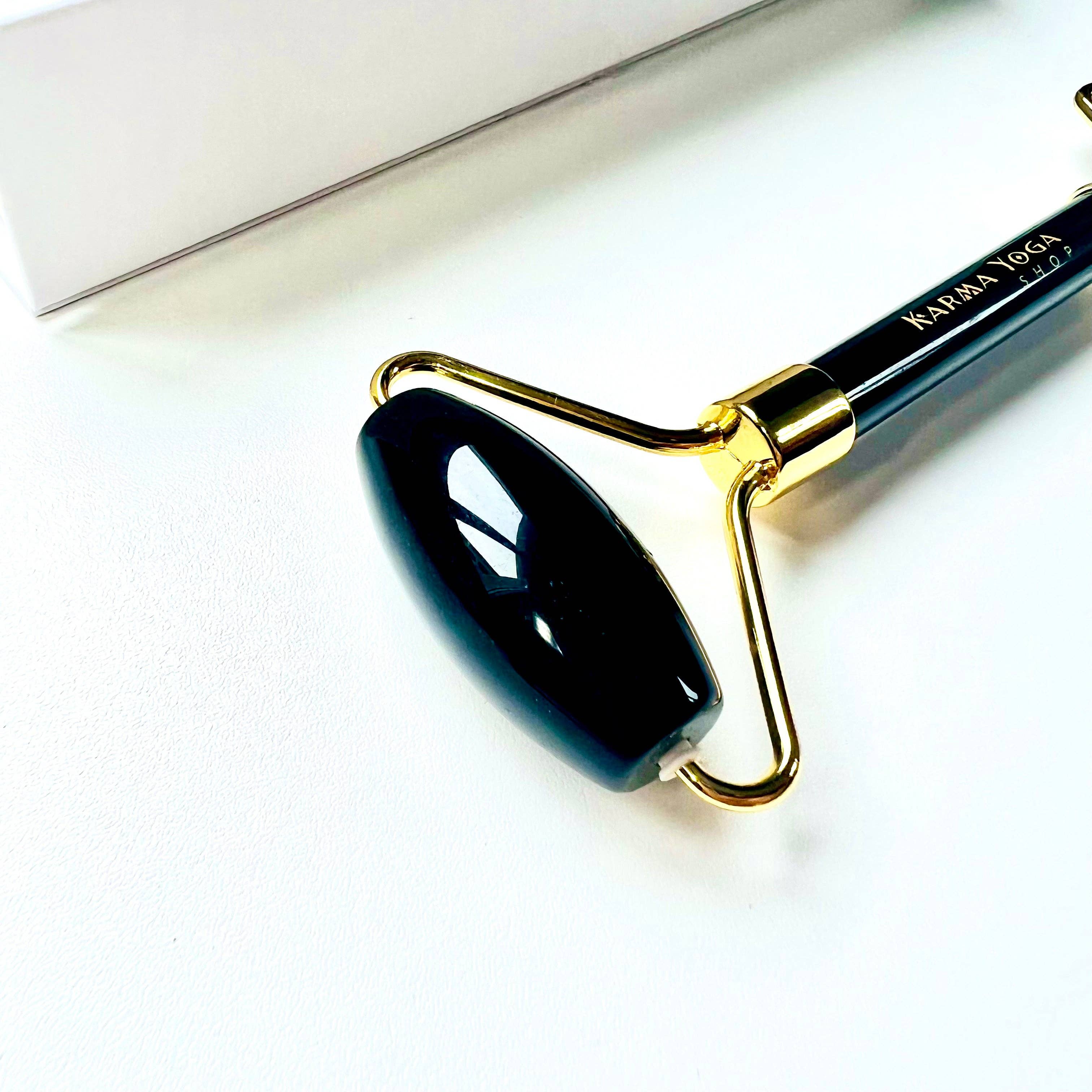 Massage-Roller aus Obsidian