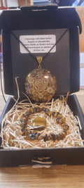 Tigerauge SET Kette & Armband