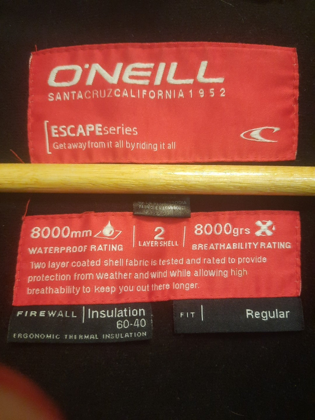 O Neill Herren Regenjacke xl