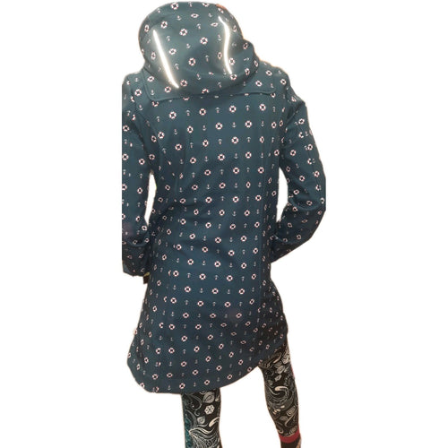 Blutsgeschwister Softshell Parka Regenparka Rettungsring-Anker Motive